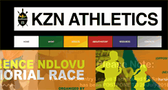Desktop Screenshot of kznathletics.co.za