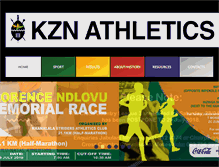 Tablet Screenshot of kznathletics.co.za